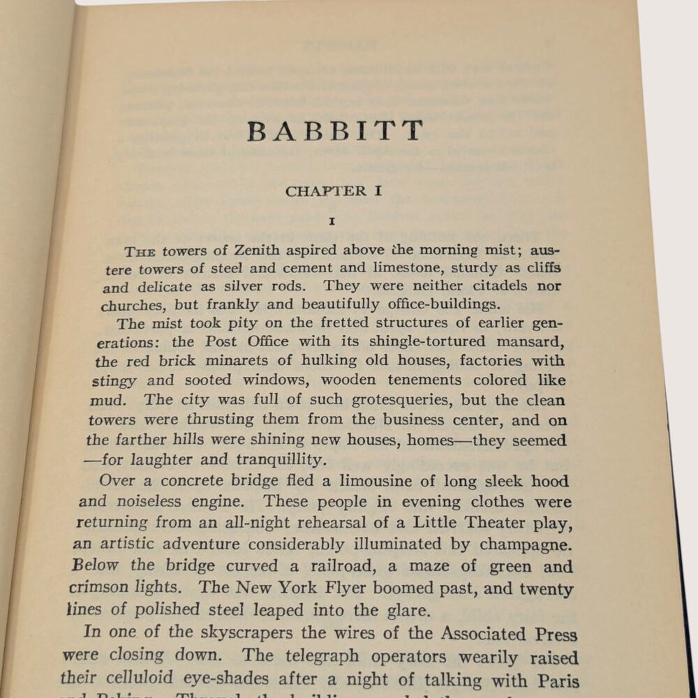 Vintage Sinclair Lewis Babbitt P. F. Collier Hardcover Book - Picture 5 of 7